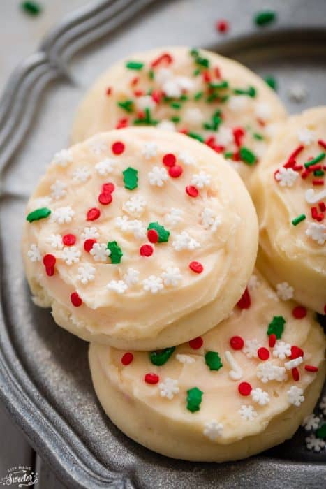 Soft Frosted Eggnog Cookies - Life Made Sweeter