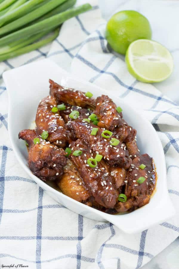 Soy and Lime Chicken Wings