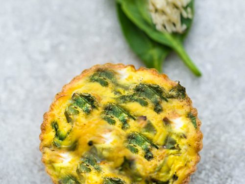 Keto Egg Bites With Spinach & Cheese - Keto Cooking Wins