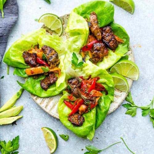 Chili Lime Steak Lettuce Wraps Easy Flank or Skirt Steak Recipe