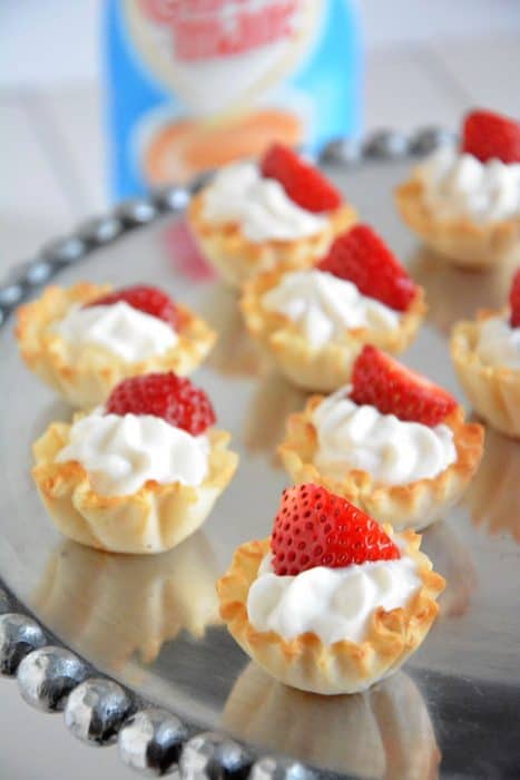 Strawberries and Cream Tarts