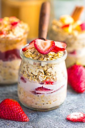 Strawberry Overnight Oats Recipe | Easy Overnight Oats for Meal Prep