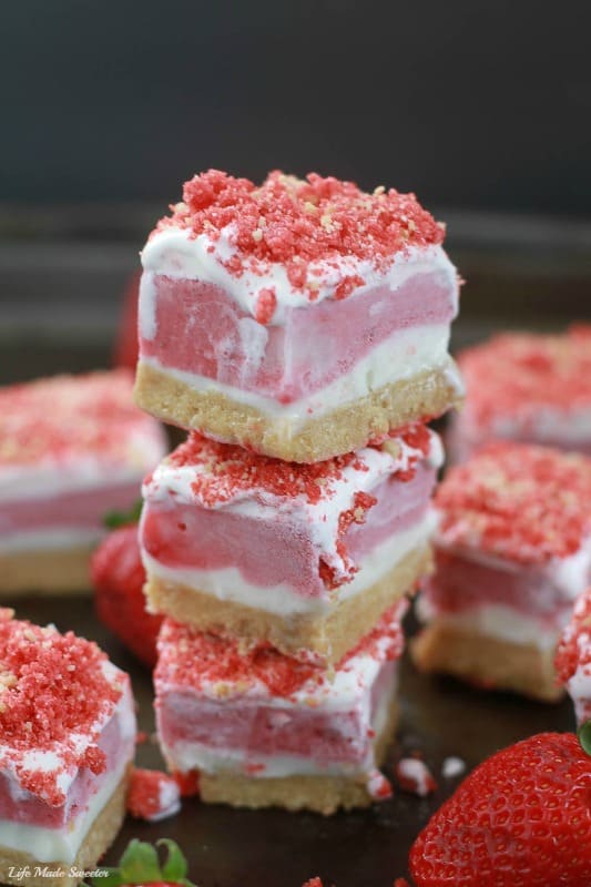 Best Strawberry Shortcake Ice Cream Cake Recipe - How To Make Strawberry  Shortcake Ice Cream