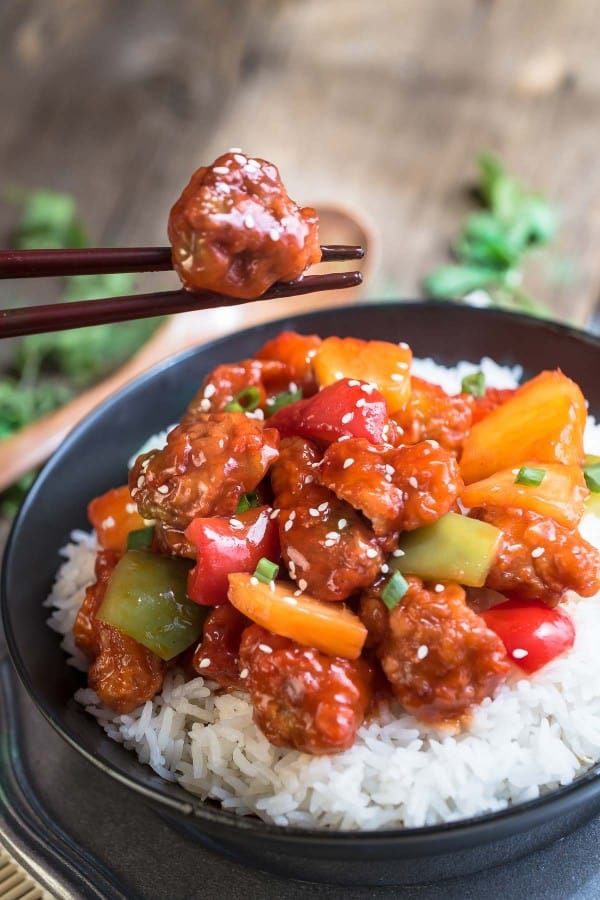 Sweet and Sour Chicken is perfect for an easy weeknight meal