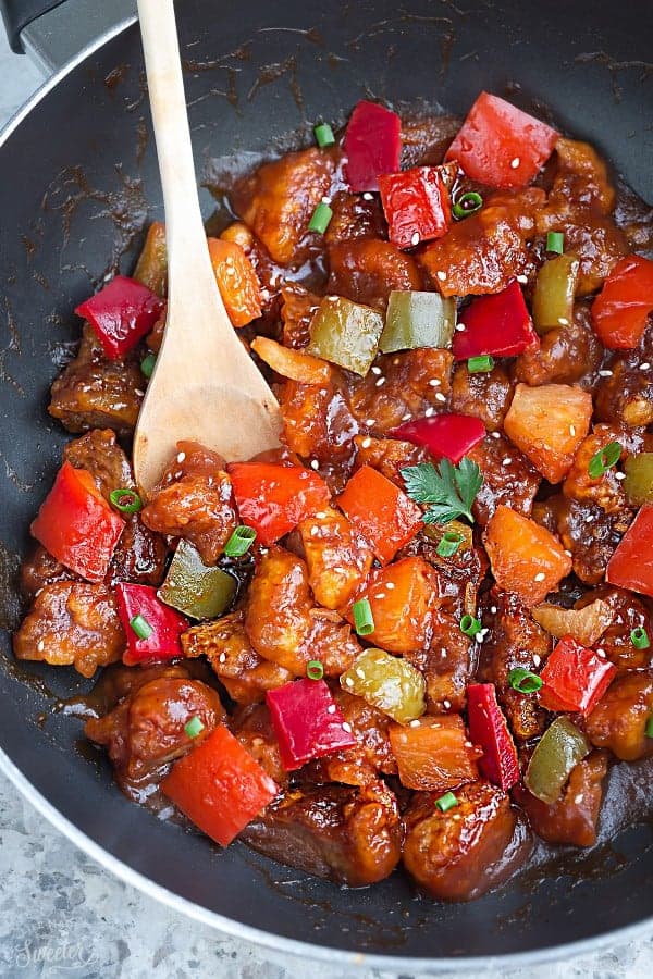 Sweet and Sour Pork makes the perfect easy weeknight meal. Best of all, this authentic dish is so much better than the restaurant takeout!