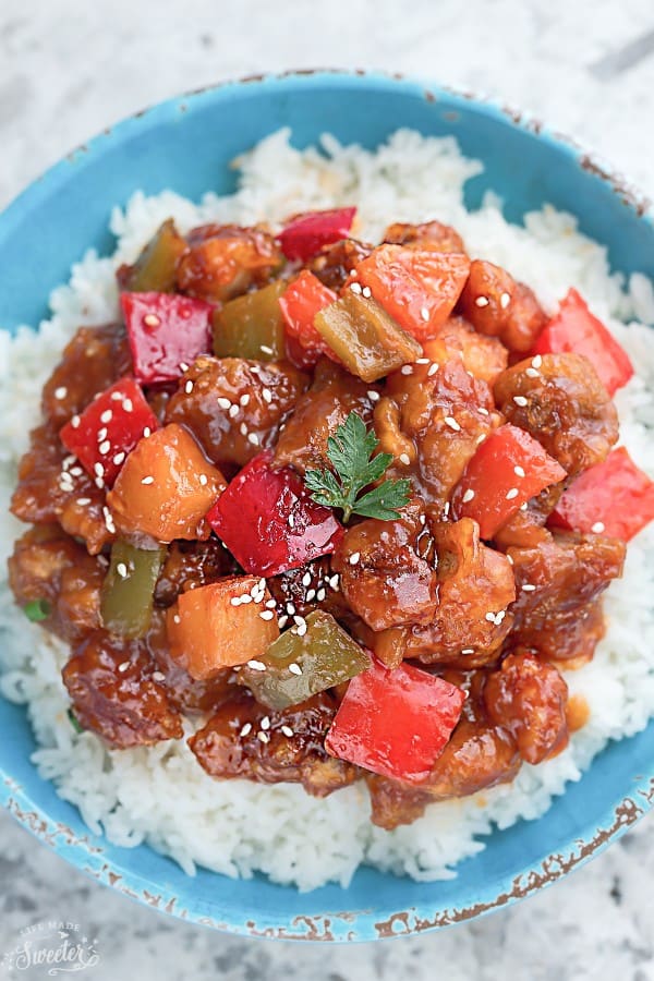 Sweet and Sour Pork makes the perfect easy weeknight meal. Best of all, this authentic dish is so much better than the restaurant takeout!