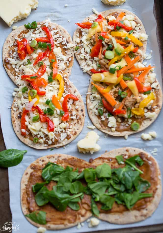 Thai Chicken Flatbread Pizza Life Made Sweeter
