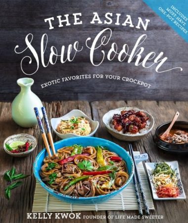 The Asian Slow Cooker cookbook provides great new flavors to try in your slow cooker. These simple and delicious recipes will have your favorite Asian dishes waiting for you right when you get home. With the press of a button, you can make authentic dishes that are healthier and tastier than their restaurant counterparts. You’ll experience a wide variety of flavors; choose spicy, vegetarian, noodles or rice. There are even recipes that have 5 ingredients or less. Extra long day? Kelly’s fuss-free one-pot and skillet recipes will have dinner on the table in 30 minutes or less―and with only one pan to wash, cleanup will be a breeze. Whether you’re in the mood for General Tso’s Chicken, Pad Thai Noodles with Chicken, Beef Chow Fun, Panang Curry, Mapo Tofu or Tom Yum Hot and Sour Soup, you can have fast, delicious meals every day of the week the easy way.