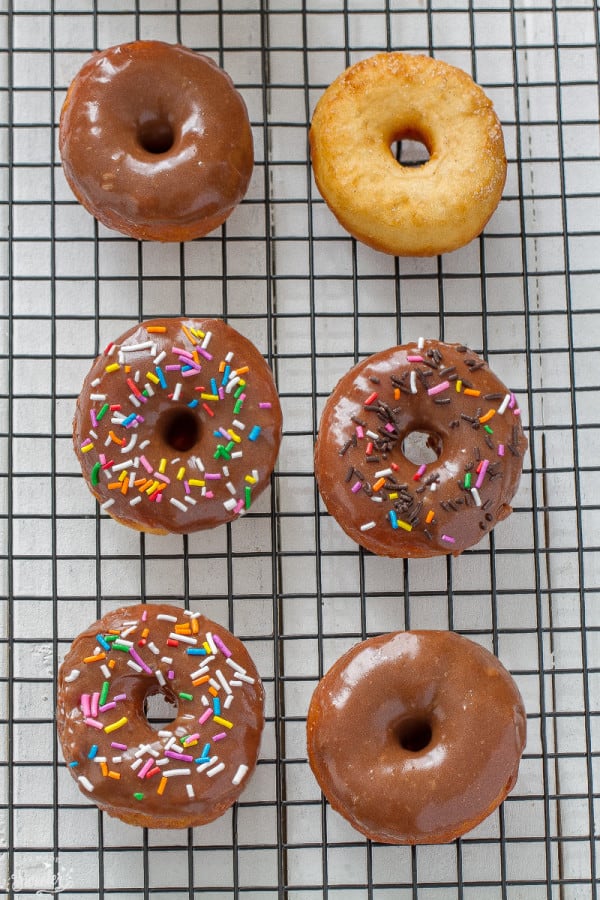 The Best Easiest Fried Donuts with Chocolate Peanut Butter Glaze