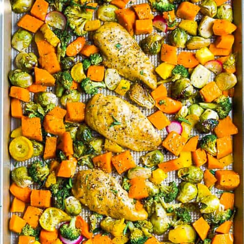 Sheet Pan Chicken Dinner | Life Made Sweeter