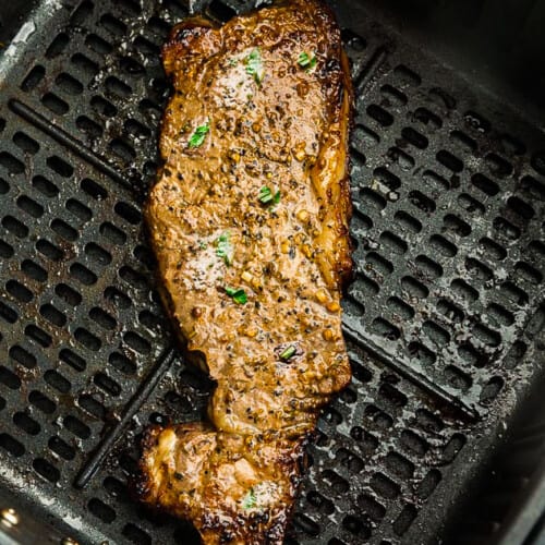 The Best Air Fryer Steak · Juicy and Perfectly Seared · i am a food blog