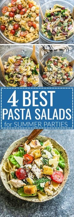 4 Ways to Make the BEST Pasta Salad | Easy Potluck & Picnic Recipes