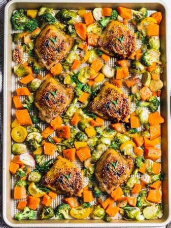 Sheet Pan Chicken Dinner | Life Made Sweeter