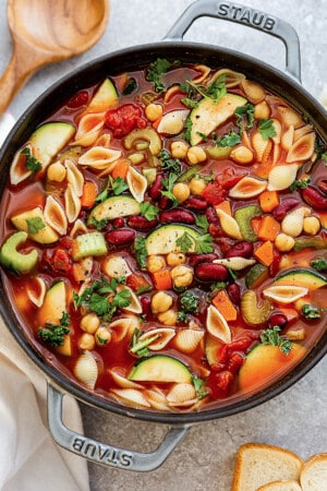 Vegan Minestrone Soup - Life Made Sweeter