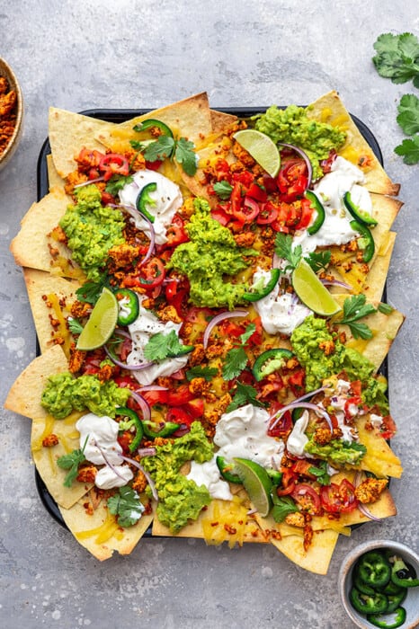 Loaded Vegan Nachos | Life Made Sweeter