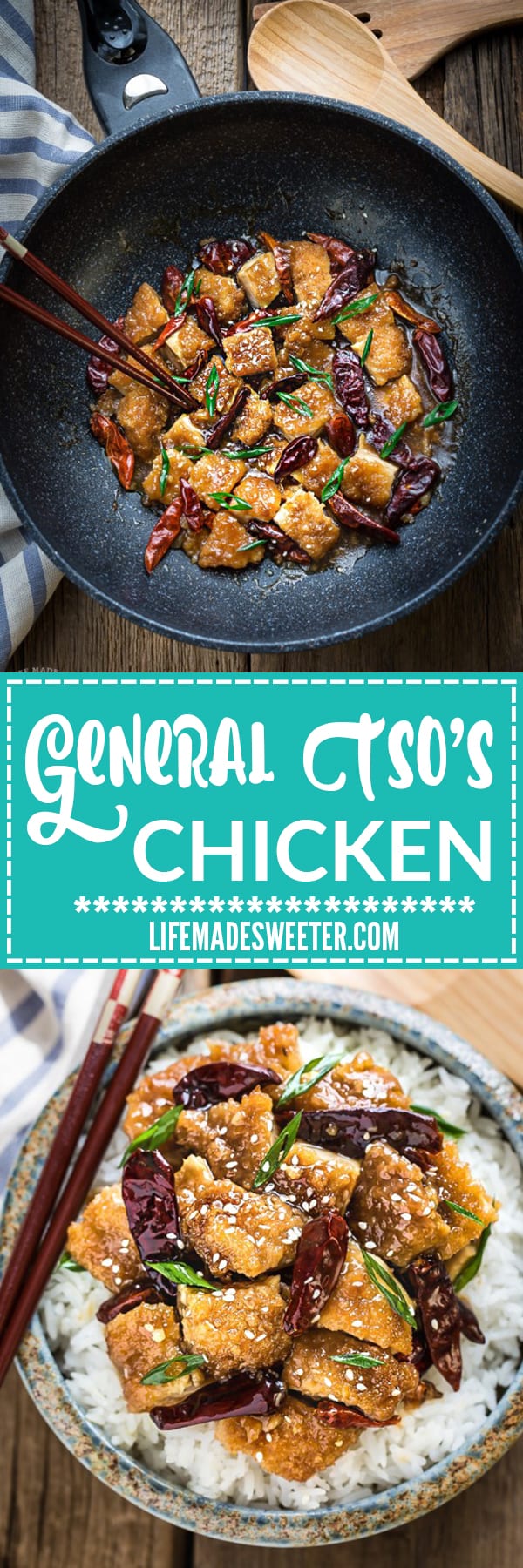 General Tso's Chicken is the perfect homemade dish to satisfy that Chinese takeout craving! Best of all, it's easy to make and so much better for you than the restaurant version!