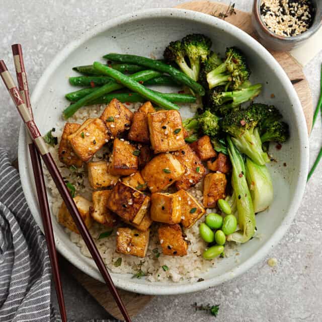 Vegetable Stir Fry with Tofu | Healthy & Gluten Free Vegan Dinner Idea