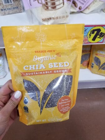 A bag of Trader Joe's Chia Seed