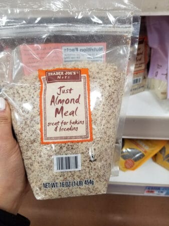 A bag of Trader Joe's Almond Meal