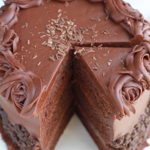 Ultimate Triple Chocolate Cake is the perfect dessert for a birthday or any special occasion.