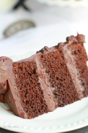 ultimate triple chocolate layer