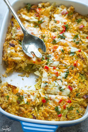 Unstuffed Cabbage Casserole makes an easy & comforting weeknight meal