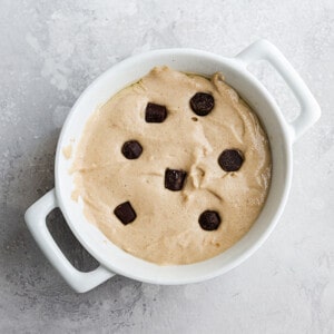 gluten free baked oats with chocolate chips