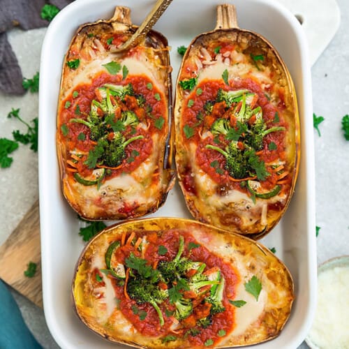 Stuffed Spaghetti Squash | Life Made Sweeter