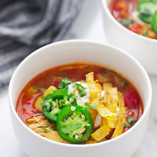 Vegan Tortilla Soup - Life Made Sweeter