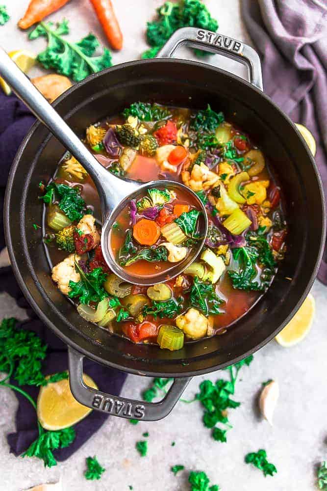 Detox Vegetable Soup Recipe | Best 30 Minute Homemade ...
