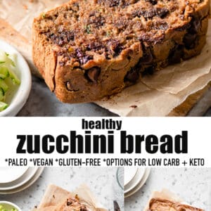 Pinterest collage for Zucchini Bread