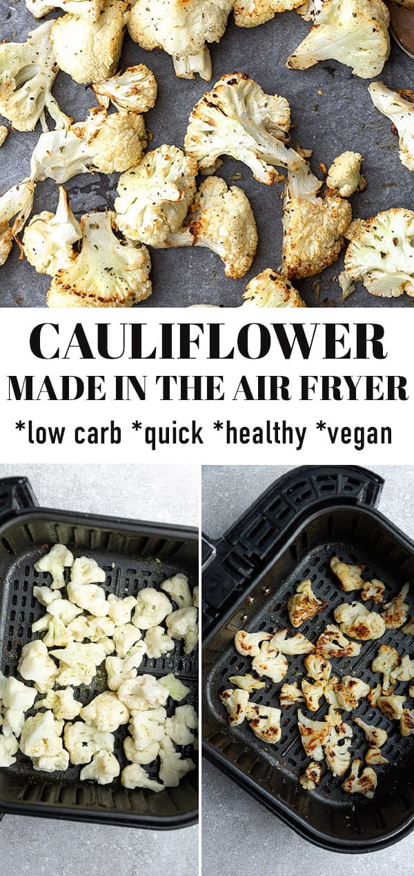 Air Fryer Cauliflower Easy Whole30 + Keto Recipe