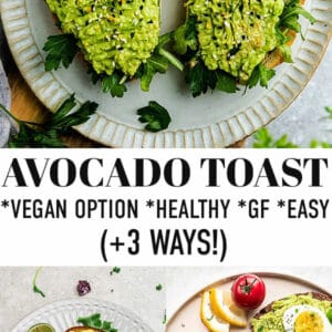 Pinterest image for avocado toast