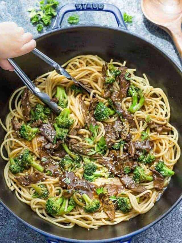 Beef Lo Mein noodles Life Made Sweeter