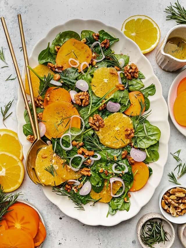 Spinach Orange Salad - Life Made Sweeter