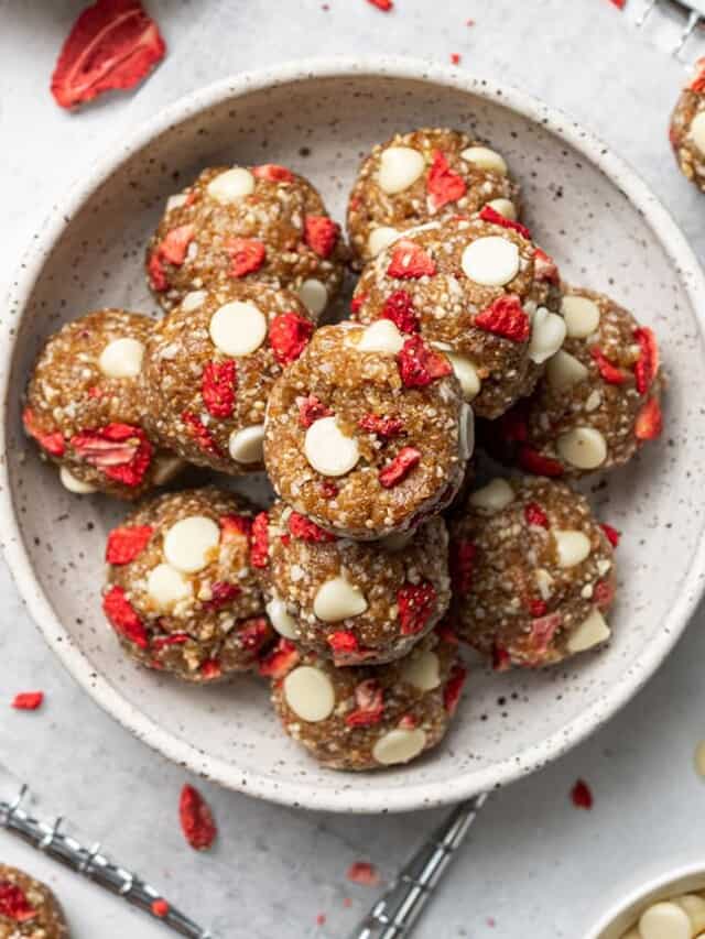 Strawberry Bliss Balls Life Made Sweeter