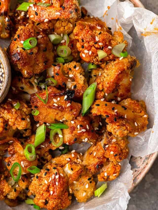 Asian Cauliflower Wings Life Made Sweeter