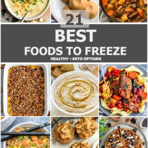 pinterest image of best foods to freeze