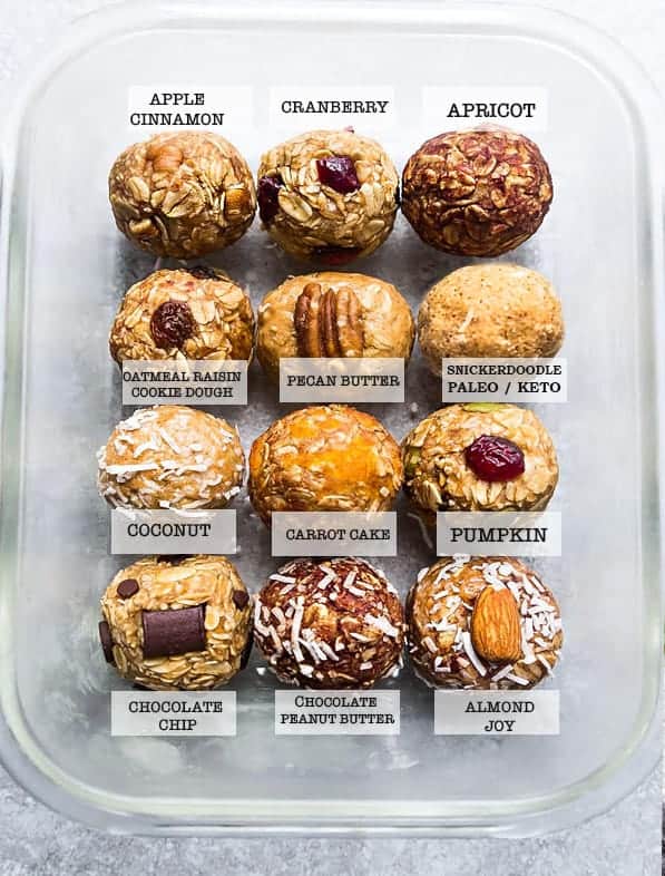 12 protein ball recipes for the pantry