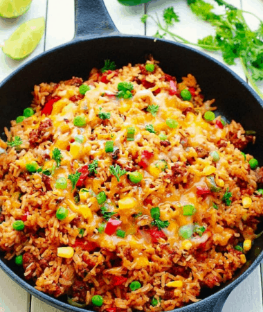 one pan mexican rice skillet - GWS Cover