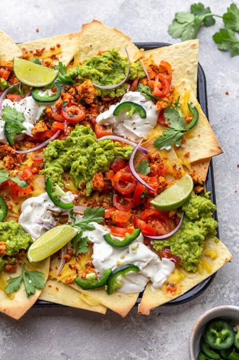 Loaded Vegan Nachos | Life Made Sweeter