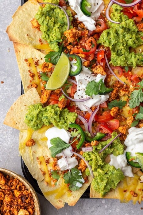 Loaded Vegan Nachos | Life Made Sweeter