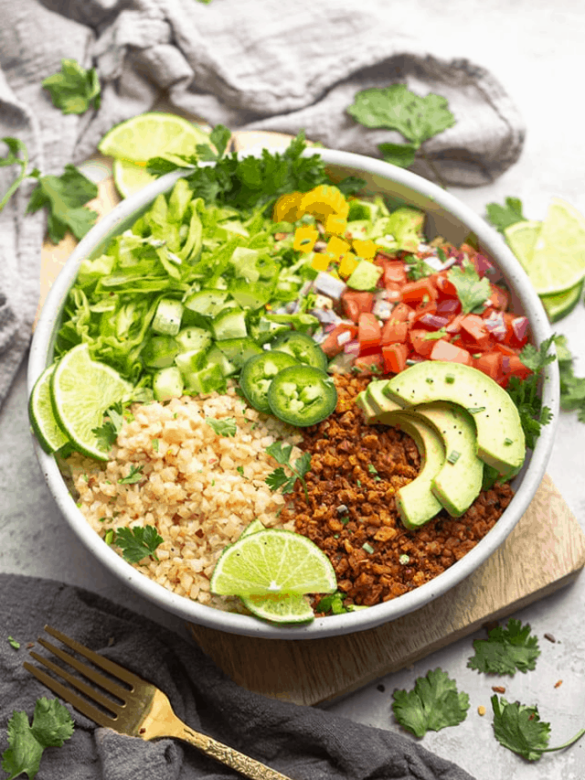 Vegan Taco Bowls - Life Made Sweeter